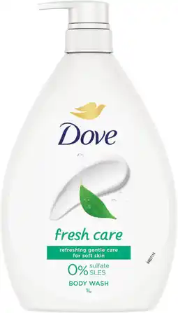 Priceline Dove Fresh Care Body Wash offer