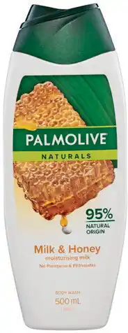 Priceline Palmolive Naturals Body Wash with Milk & Honey extracts offer