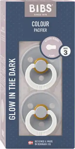 Priceline Bibs Glow In The Dark Colour Pacifier Size 3 Cloud offer