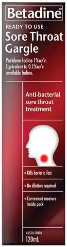 Priceline Betadine Ready to Use Sore Throat Gargle offer