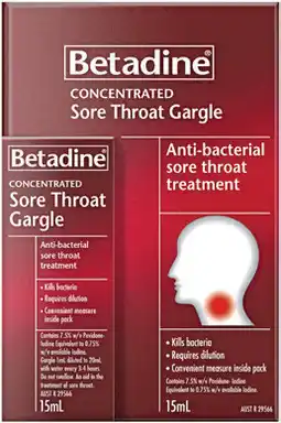 Priceline Betadine Concentrated Sore Throat Gargle offer