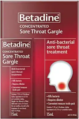 Betadine Concentrated Sore Throat Gargle