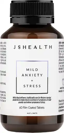Priceline JSHealth Anxiety + Stress 60 Tablets offer
