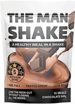 Priceline The Man Shake Chocolate offer