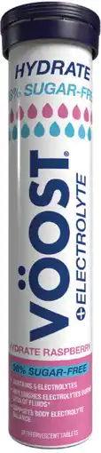 Priceline Vöost Sugar-Free Raspberry Flavour 20 Effervescent Tablets offer