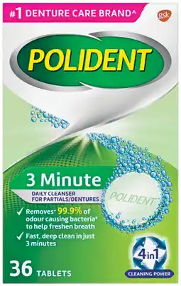 Priceline Polident Fresh Active Express 36 Tablets offer