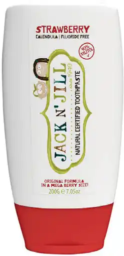 Priceline Jack N' Jill Natural Certified Toothpaste Strawberry offer