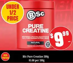 Farmer Jack's BSc Pure Creatine offer