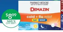 Terry White Demazin Cold & Flu Day & Night offer