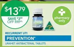 Terry White Recurrent UTI Prevention offer