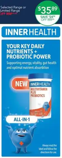 Terry White Inner Health Limited Range offer