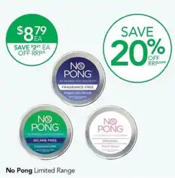 Terry White No Pong Limited Range offer