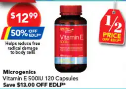 Amcal Pharmacies Microgenics offer