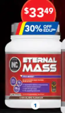 Amcal Pharmacies Eternal Mass Chocolate Flavour offer
