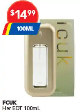 Amcal Pharmacies FCUK Her EDT offer