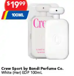 Amcal Pharmacies Crew Sport by Bondi Perfume Co White Her EDP offer