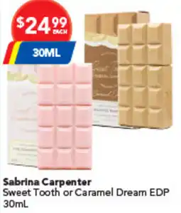 Amcal Pharmacies Sabrina Carpenter Sweet Tooth or Caramel Dream EDP offer