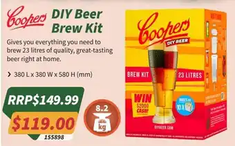 Coopers DIY Beer Brew Kit
