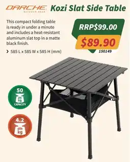 Tentworld Darche Kozi Slat Side Table offer