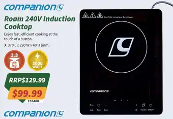 Tentworld Roam 240V Induction Cooktop offer