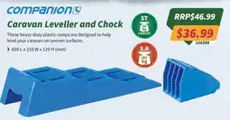 Tentworld Companion Caravan Leveller and Chock offer