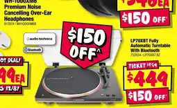 JB Hi-Fi LP70XBT Fully Automatic Turntable With Bluetooth offer