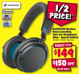 JB Hi-Fi Sennheiser Accentum Wireless Noise Cancelling Over-Ear Headphones offer