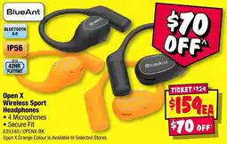 JB Hi-Fi BlueAnt Open X Wireless Sport Headphones offer