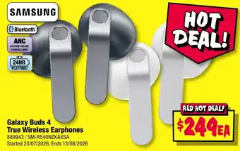 Samsung Galaxy Buds 4 True Wireless Earphones