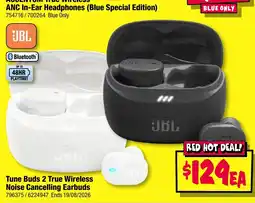 JB Hi-Fi JBL Tune Buds 2 True Wireless Noise Cancelling Earbuds offer