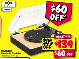 JB Hi-Fi Marley Revolution Bluetooth Turntable offer