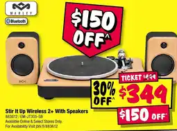 JB Hi-Fi Marley Stir It Up Wireless 2+ With Speakers offer