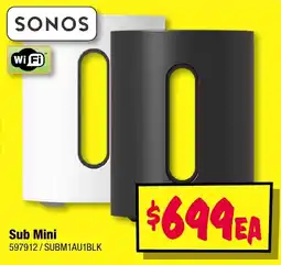JB Hi-Fi Sonos Sub Mini offer
