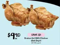 Drakes Drakes Hot BBQ Chicken offer