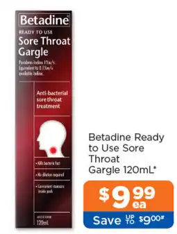 Good Price Pharmacy Betadine Ready to Use Sore Throat Gargle offer