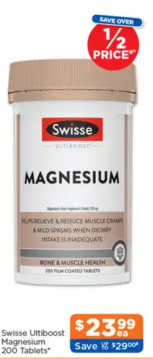 Good Price Pharmacy Swisse Ultiboost Magnesium offer