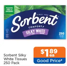 Good Price Pharmacy Sorbent Silky White Tissues offer