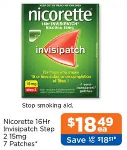 Good Price Pharmacy Nicorette Invisipatch Step 2 offer