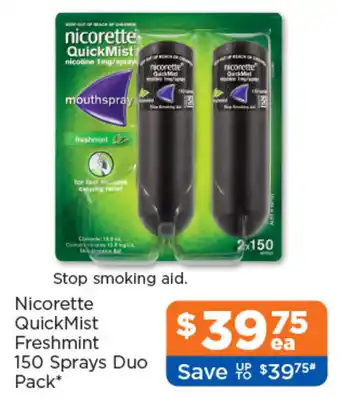 Nicorette QuickMist Freshmint