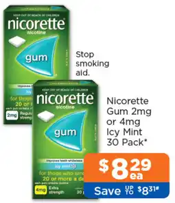 Good Price Pharmacy Nicorette Gum Icy Mint offer