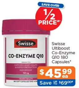 Good Price Pharmacy Swisse Ultiboot Co-Enzyme Q10 offer