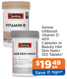 Good Price Pharmacy Swisse Ultiboost Vitamin D 400 offer