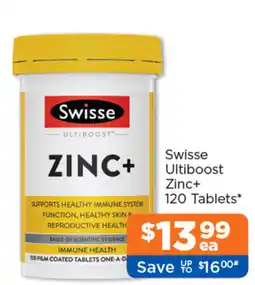 Good Price Pharmacy Swisse Ultiboot Zinc+ offer