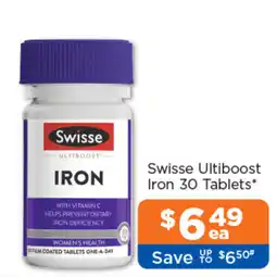 Good Price Pharmacy Swisse Ultiboot Iron offer