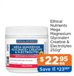Good Price Pharmacy Ethical Nutrients Mega Magnesium Glycinate+ Creatine & Electrolytes offer