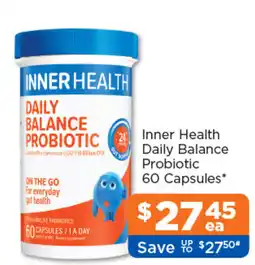 Good Price Pharmacy Inner Health Daily Balance Probiotic offer