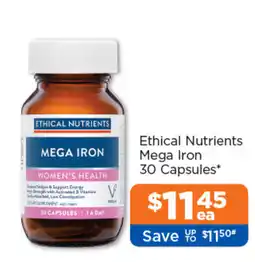 Good Price Pharmacy Ethical Nutrients Mega Iron offer