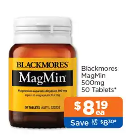 Good Price Pharmacy Blackmores MagMin offer