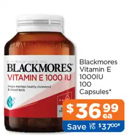 Good Price Pharmacy Blackmores Vitamin E 1000 IU offer