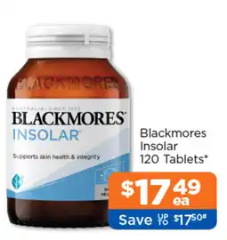 Good Price Pharmacy Blackmores Insolar offer